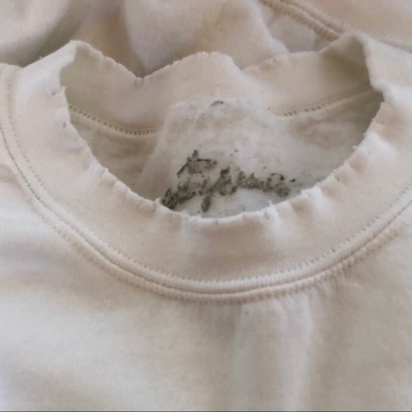 The Rolling Stones Lips Distressed  Sweatshirt - Picture 6 of 8